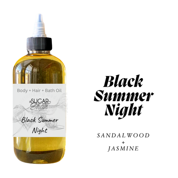 Black Summer Night Moisturizing Body Oil