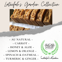 Lateefah's Garden Face & Body Cleansing Bar Soap Bundle (Set of 6)