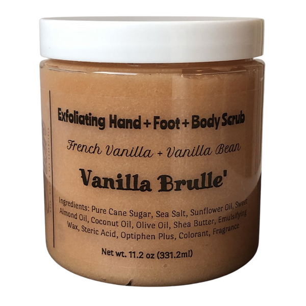 Vanilla Brulle' Hand / Foot / Body Scrub
