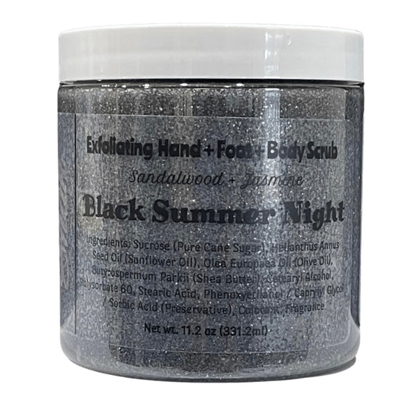 Black Summer Night Hand / Foot / Body Scrub